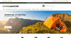 Desktop Screenshot of campgear.com